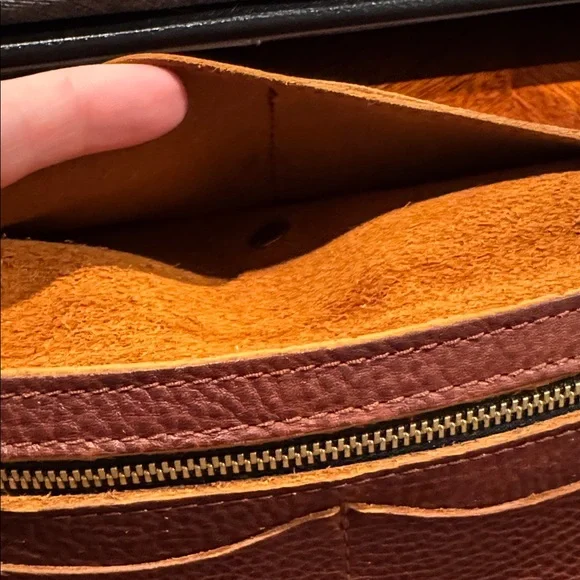 Portland Leather Goods Bifold Wallet and Mini Envelope Wallet in Nutmeg Bundle! - Picture 13 of 16